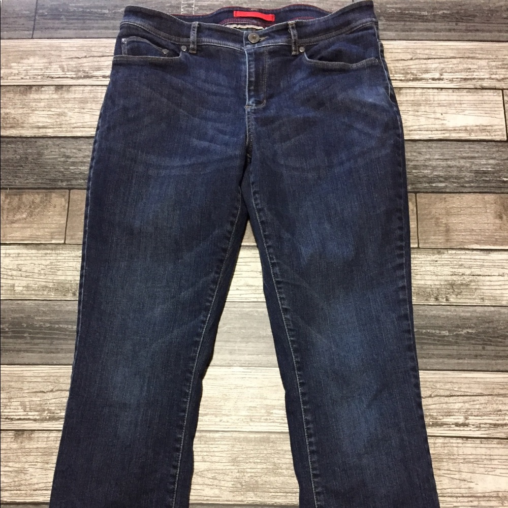 LL Bean flannel lined jeans women’s 10 Reg - Picture 5 of 8